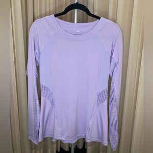 Lululemon Sun Runner Long Sleeve Lilac Size 8